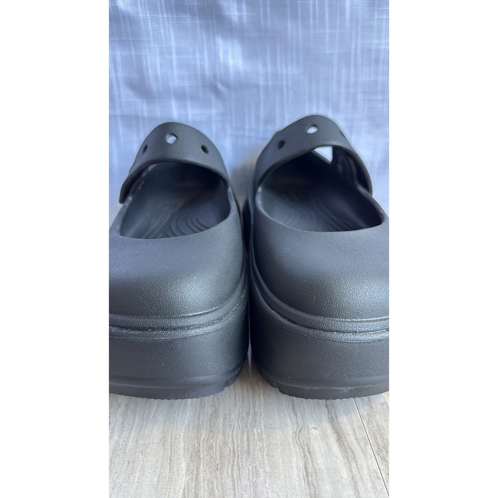 CROCS Women's Black Platform Mary Jane Clog - Picture 10 of 12